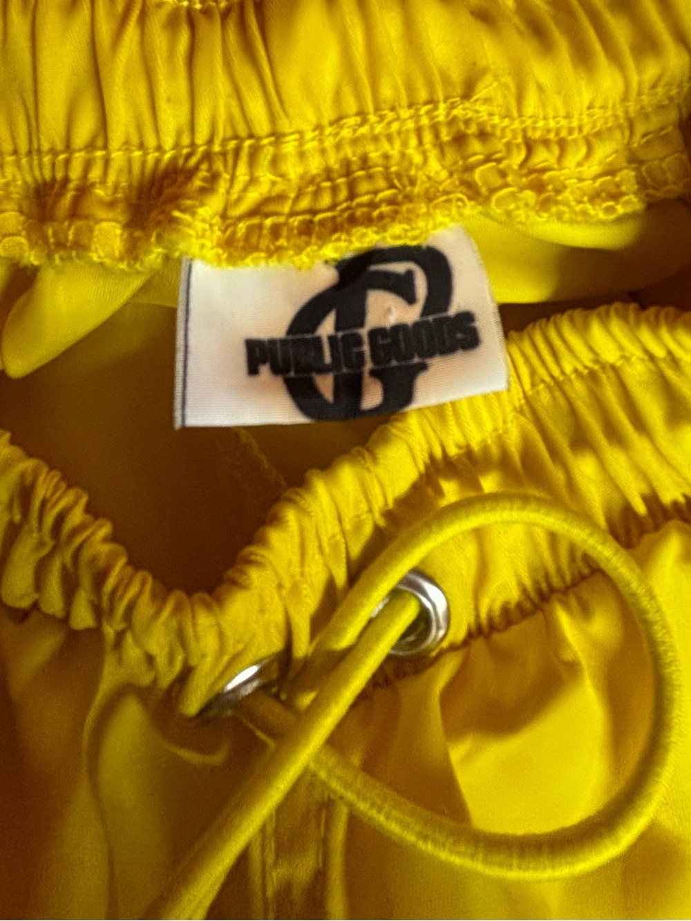 Public Goods Yellow Cargo Utility Shorts Streetwear Mens - XS - Picture 3 of 7